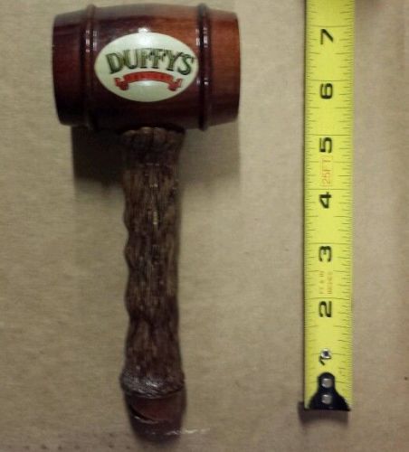 Duffys drought hammer sledge barrel older beer tap handle