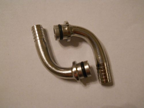 2 - 3/8 &#034; barb stainless steel outlet  fitting for Shurflo pump FREE SHIPPING