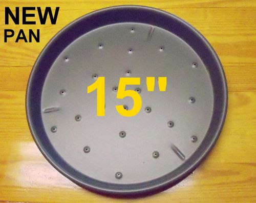 15 INCH DEEP DISH PIZZA PANS * PERFORATED * NON STICK * ALUMINUM * COMMERCIAL