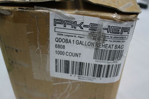 Pak-Sher Gallon REHeat Bags Case of 1000