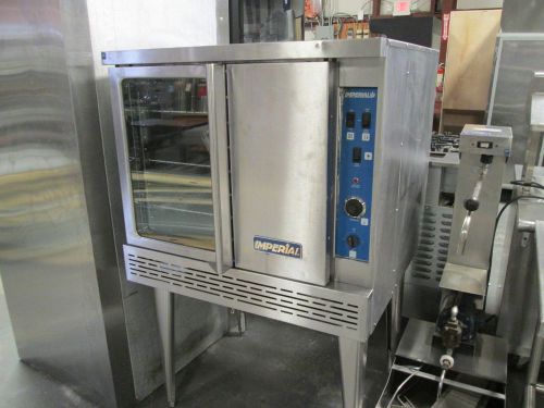 *USED* IMPERIAL ICV-1 TURBO-FLOW SINGLE CONVECTION OVEN W/ LEGS - NATURAL GAS