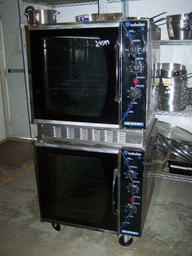 Moffat Turbo Fan 32 Double Stack Electric Convection Ovens; Model: E32