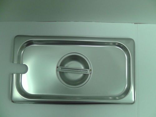 Third Size Slotted  Cover for Steam Pans  Thunder Group STPA7130CS
