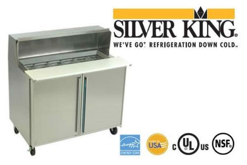 SILVER KING COMMERCIAL PREP TABLE REFRIGERATED 48&#034; FRONT MODEL SKP4812/C2