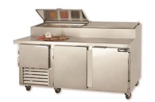 Leader ESPT72-M - 72&#034; Pizza Prep Table - ETL - Marble Top