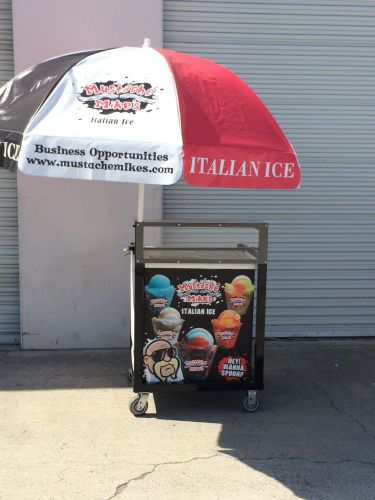 Used italian ice cart perfect for scooping or pre package fc4 for sale