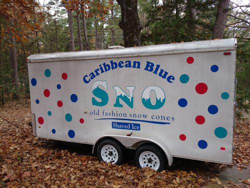 Snow Cone Concession Trailer 17.5ft