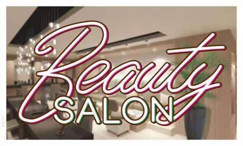 bb308 Beauty Salon Hair Banner Shop Sign