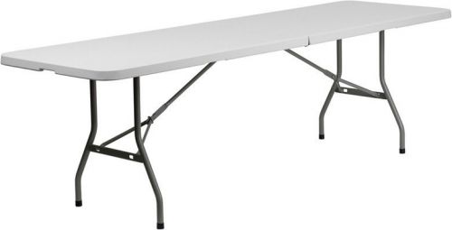 Lot of 10 8ft Bi-Fold Folding Banquet Catering Tables