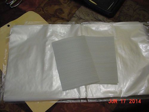 11x20 metallocene 100 new ice bags hold 8lbs each plain clear 11 x 20 h20met for sale