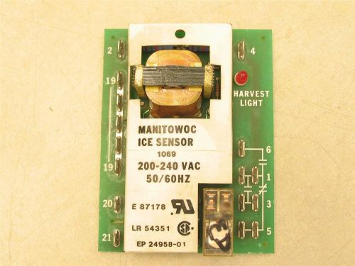 MANITOWOC 1069 Ice Machine Ice Sensor 200-240 VAC 50/60 Hz