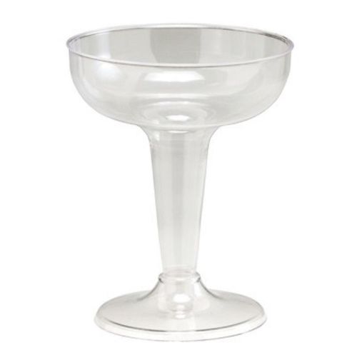Sensations 4-Oz. Plastic Champagne Glass, 54 Count - Clear