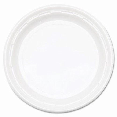 Dart Famous Service Impact Plastic Dinnerware, Plate, 10 1/4&#034;, White (DCC10PWF)