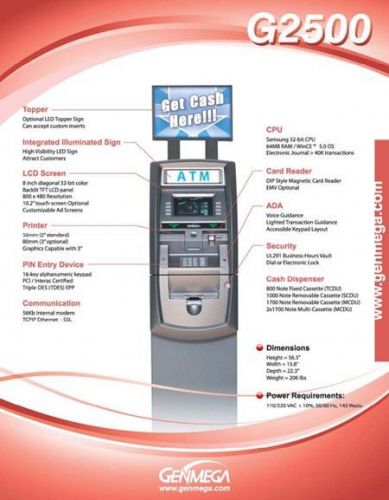 GenMega G2500 ATM Machine