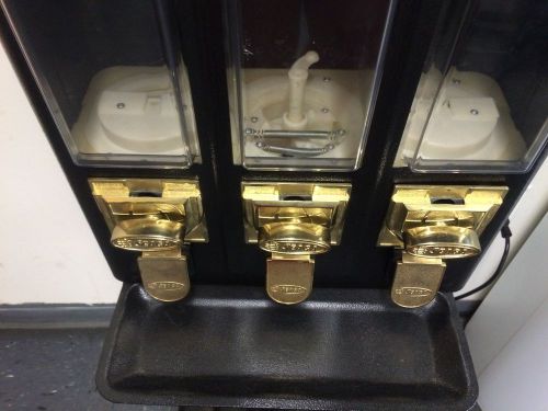 3 compartment candy machine Black and Gold