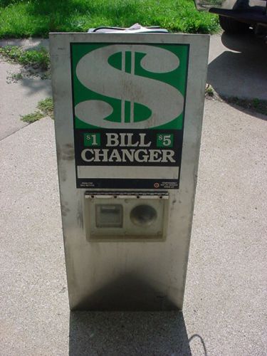 2 rowe bc-1400 bill / quarter changer~for parts or restore~car wash~laundromat for sale