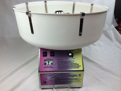 Paragon Spin Magic 5 Cotton Candy Spinner Machine Plastic Bowl