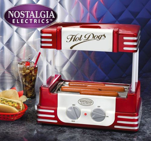 Retro hot dogs roller maker bun warmer carnivals ball games sausages breakfast for sale