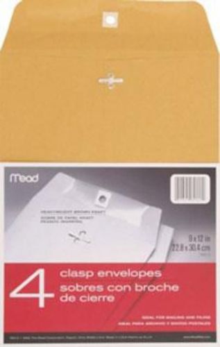 Mead envelopes mead clasp 9&#039;&#039; x 12&#039;&#039; 4 count for sale
