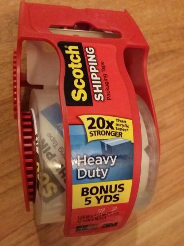 Scotch Heavy Duty Packaging Tape 1.88&#034; x 800 Inch Clear Sealing Box 20x Stronger