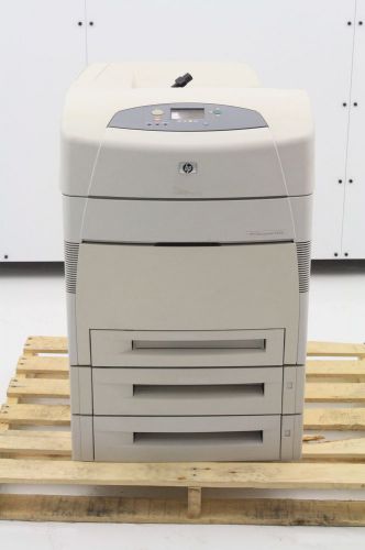 Hewlett packard hp q3714a 5550n color laserjet printer with extra trays for sale