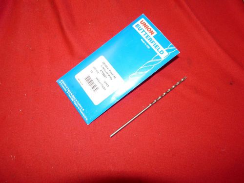 Union butterfield 4710001 1/8&#034; hss taper length drill bit  5.25&#034; oal usa made for sale