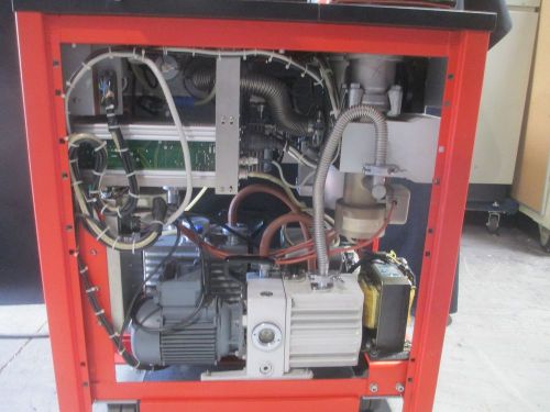 #k386 lh leybold heraus (lh) ultratest m5 fb helium gas leak detector for sale