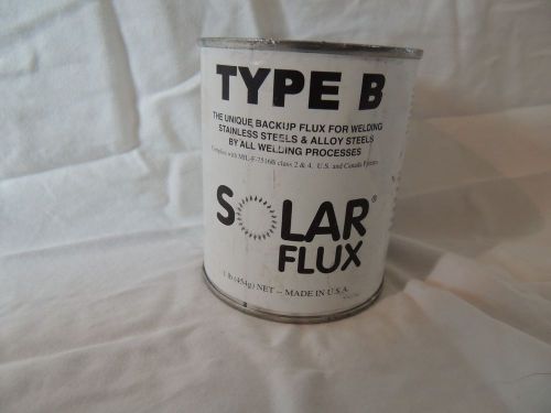 Solar Flux Type B, 16oz / 1lb can, TIG, MIG SMAW Stainless Weld