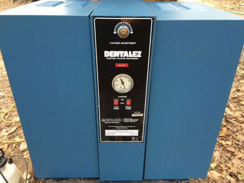 Dentalez custom air dual head vacuum pump model mc-202 wet ring for sale