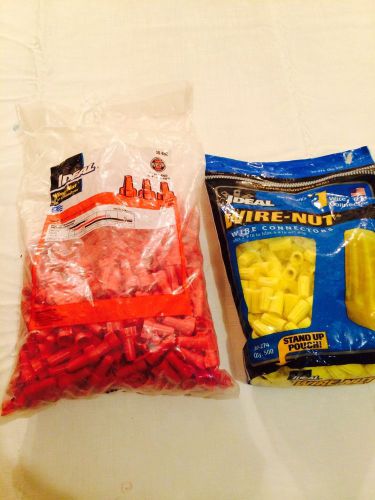 Ideal - Red and yellow wire nuts 1000