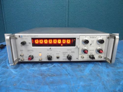 Hp hewlett packard mn: 5245l electronic counter &amp; time interval unit mn: 5262a for sale
