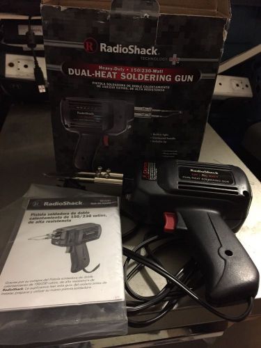 Radioshack dual-heat soldering gun with light for sale