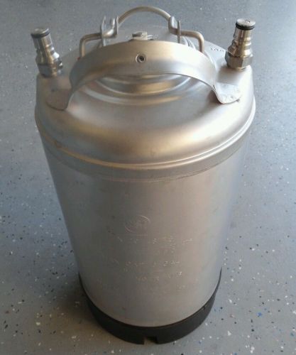 Home Brew Cornelius Keg 3 Gal Ball Lock- Used