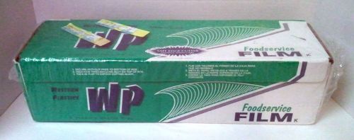 New- Western Plastics 18&#034;x2000&#039; Plastic Food Service Film Cling Wrap Roll- NIP