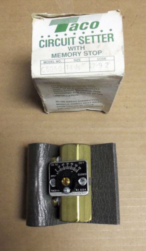 New taco circuit setter with memory stop cs050-t4 1/2&#039;&#039; box worn cs050t4 for sale