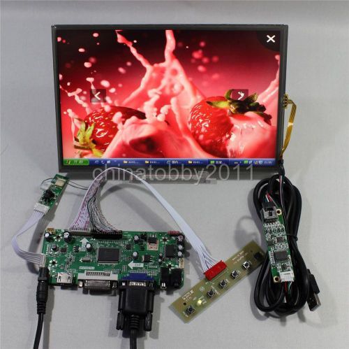 HDMI+VGA+DVI+Audio Controller board+10.1inch B101UAN02.1 1920*1200+touch panel