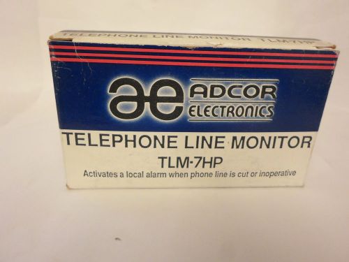 Adcor electronics telephone line monitor tlm-7hp alarm cut phone line for sale