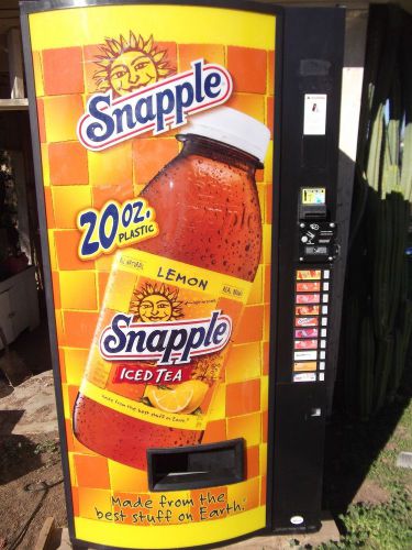Snapple vending machine cooler vendo # v821 cans or bottles bill or coin coke for sale