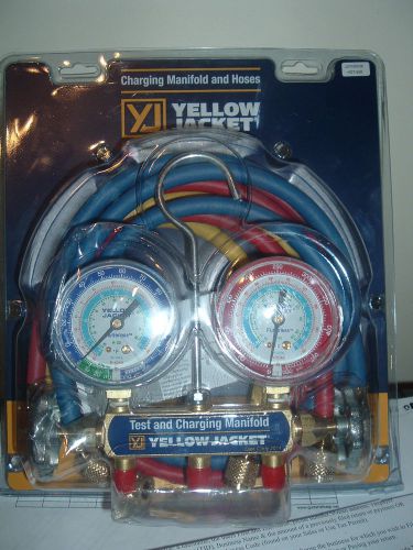 YELLOW JACKET 41211 CHARGING MANIFOLD WITH HOSES NEW