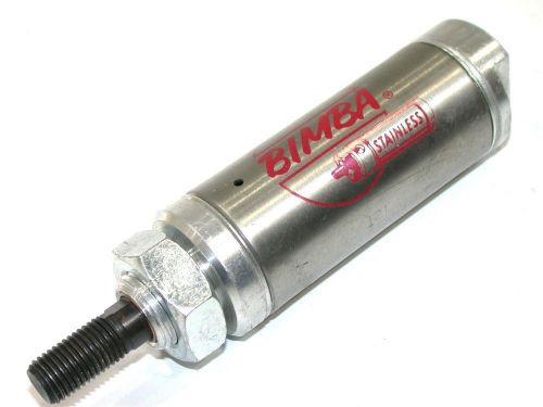 Bimba 1&#034; stroke 1 1/4&#034; bore stainless spring return air cylinder 121 for sale