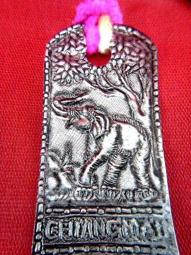 LOVE THAI ELEPHANT BOOK MARK HANDMADE VINTAGE WITH SCULPTURE COLLECTIBLE GIFT