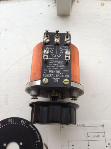 General Radio Type V-2 Adjustable Variac Auto Transformer