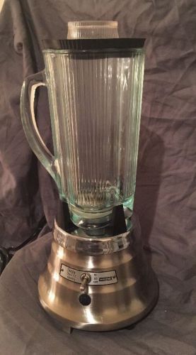Waring 2 Speed Pulse Commercial Blender Stainless/Glass 51BL29 Classic Retro!