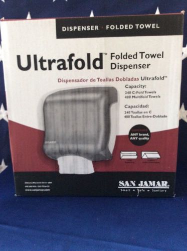 San Jamar T1750TBKRD Ultrafold Towel Dispenser, 11.5w X 6d X 11.5h BRAND NEW