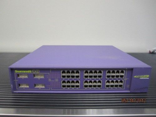 Extreme networks summit 48 15000 /1/10 48 autosensing 10base-t/100base-tx ports for sale