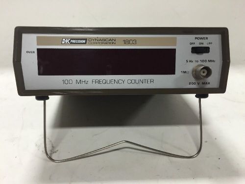 B&amp;K PRECISION 1803 100 MHz FREQUENCY COUNTER 5 Hz - 100 MHz