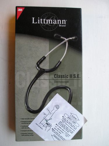 New Littman Classic II S.E. Stethoscope (black) in box
