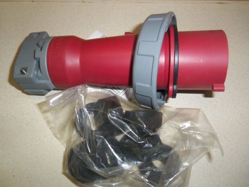 Hubbell 430p7w watertight pin and sleeve plug 30a 480 vac hbl430p7w - wrv config for sale