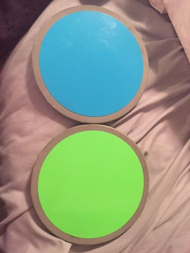 Green And Blue Large Circle Dry Erase Magnets
