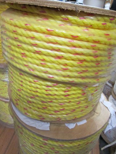 1/2&#034;(#16) x 600&#039; 3 Strand Polypropylene hoist rope,rigging rope 6000 min break